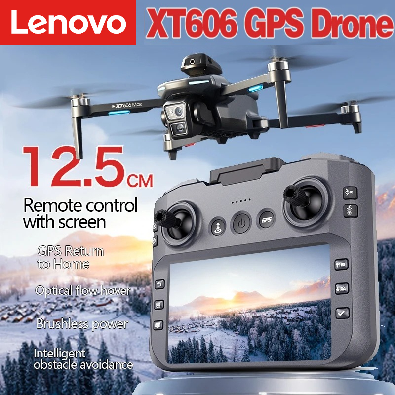 Drone Multispectral - Lenovo XT606 MAX GPS Drone 4K