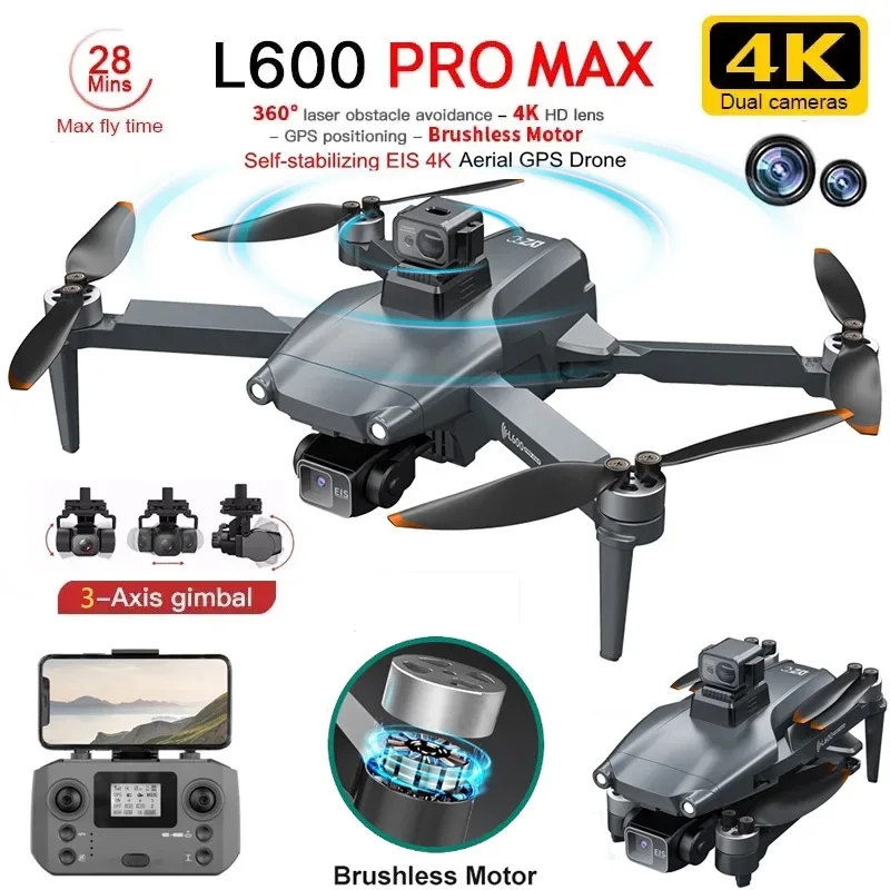 Drone Lidar - L600 PRO MAX GPS Drone Professionele