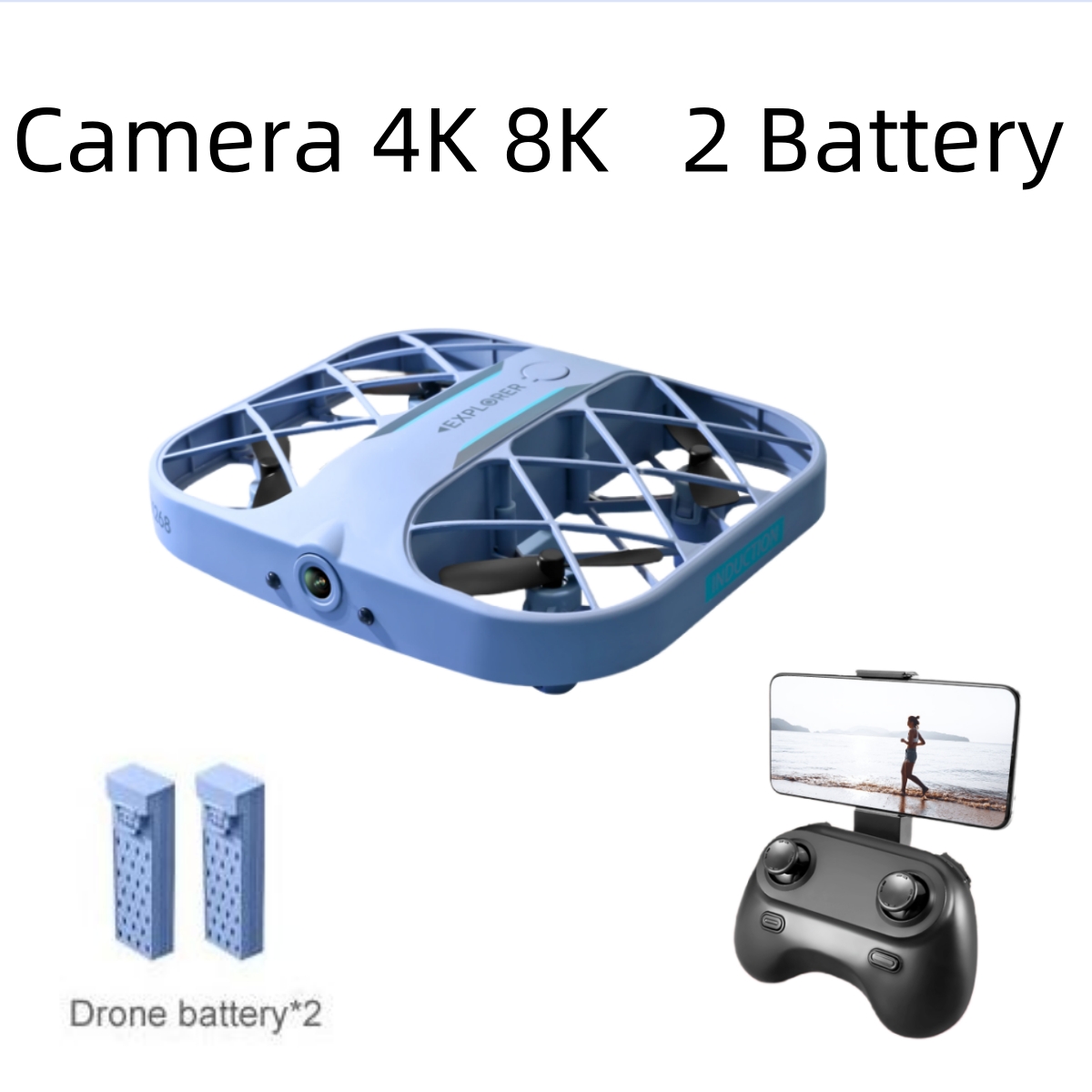 Drone Lidar - JJRC H107 FPV RC Drone met