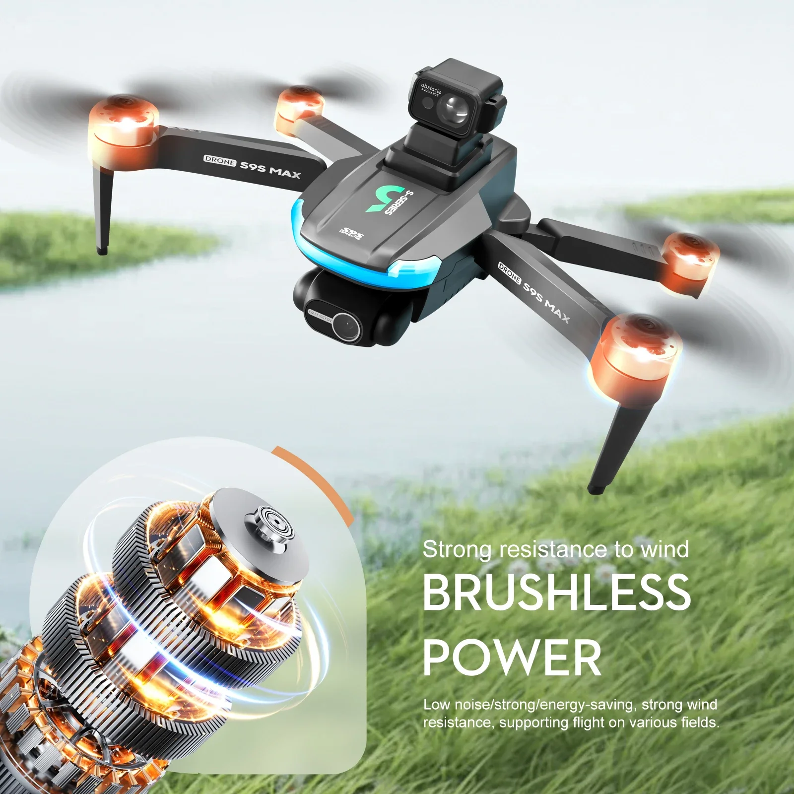 NIEUWE S9S MAX MINI Drone 4K 2 - Drone Lidar recensie en prijs