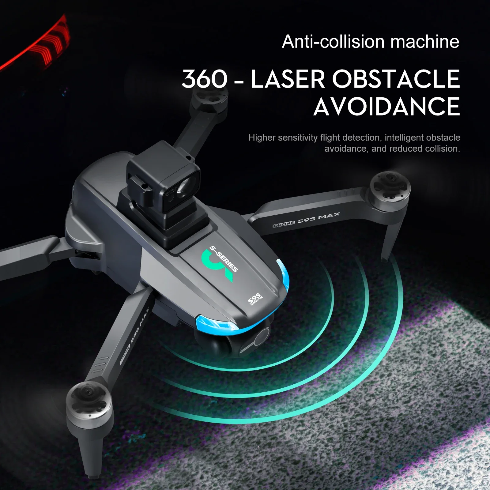 NIEUWE S9S MAX MINI Drone 4K 2 - Drone Lidar recensie en prijs