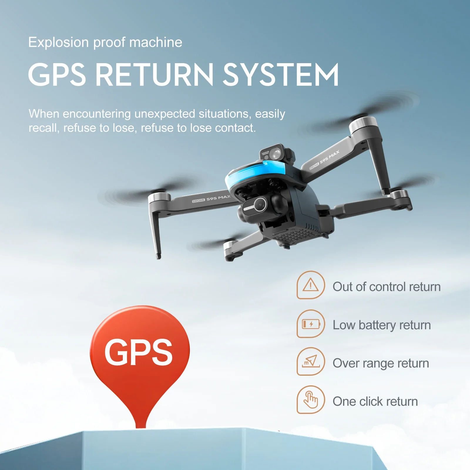 NIEUWE S9S MAX MINI Drone 4K 2 - Drone Lidar recensie en prijs