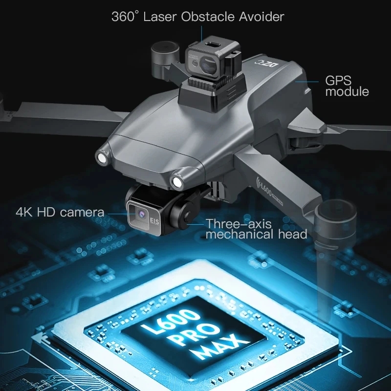 L600 PRO MAX GPS Drone Profess - Drone Lidar recensie en prijs