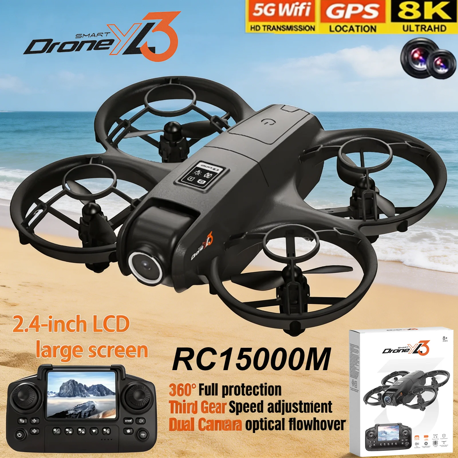 Nieuwe YL3 RC Drone 8K 1080P G - Drone Multispectral recensie en prijs